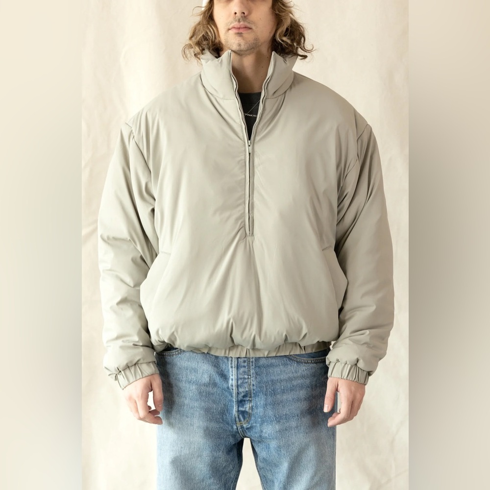 FEAR OF GOD ‎ High-Neck Puffer Jacket, Seal, Size L - Picture 3 of 9